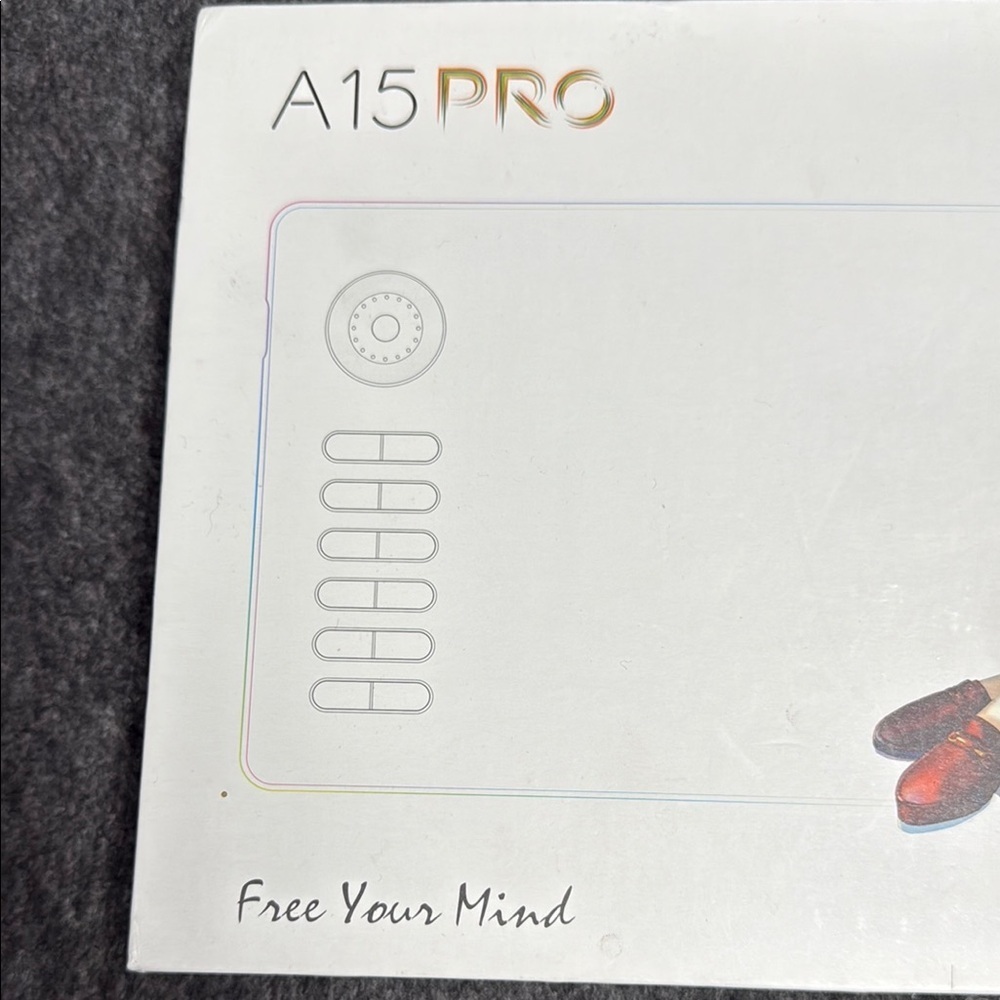 A15 Pro Graphics Tablet - White - Picture 4 of 12